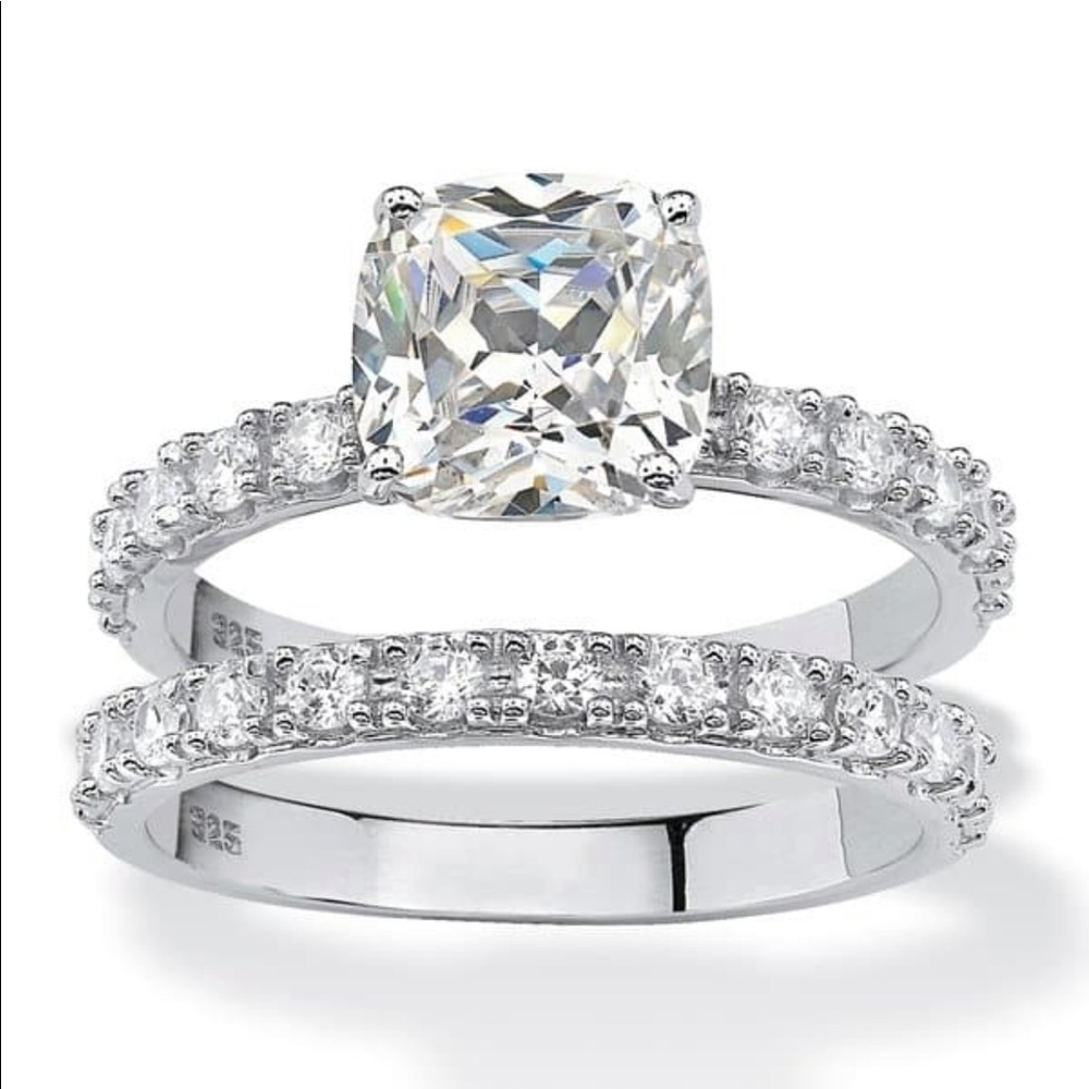 •Palm Beach Jewelry• CZ Princess Engagement Ring
